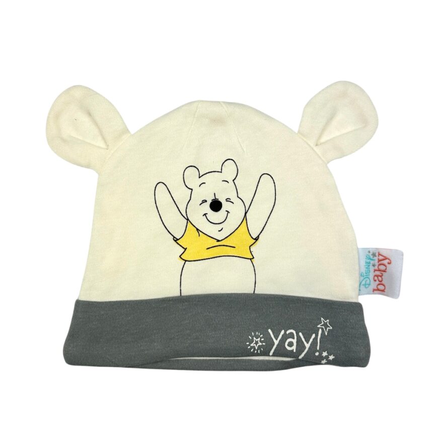 Caciula baieti Winnie the Pooh bej original Disney