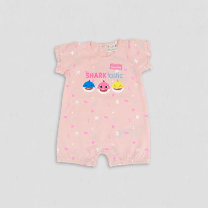 Baby Sharktastic roz deschis fete vara cu capse