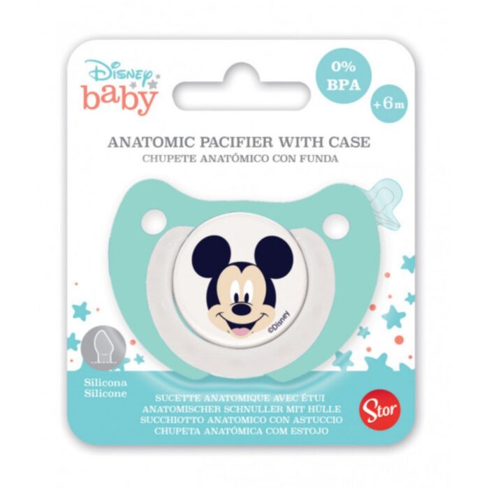 Suzeta Mickey Mouse cu husa original