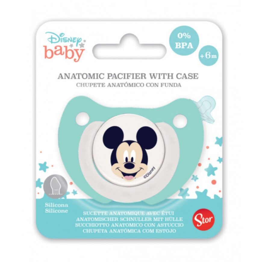 Suzeta Mickey Mouse cu husa original