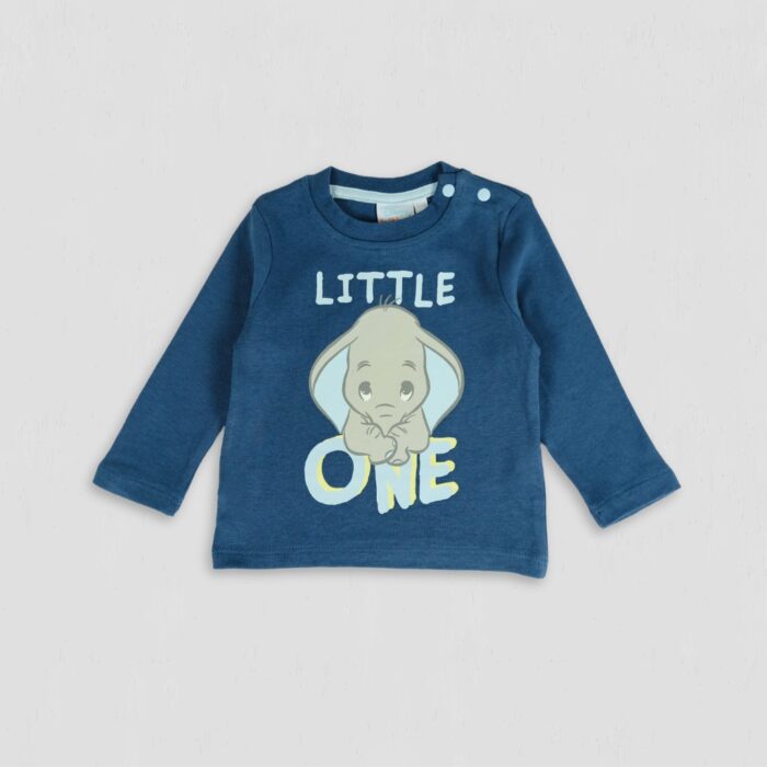 Bluza baieti Dumbo Little One bleumarin original bumbac