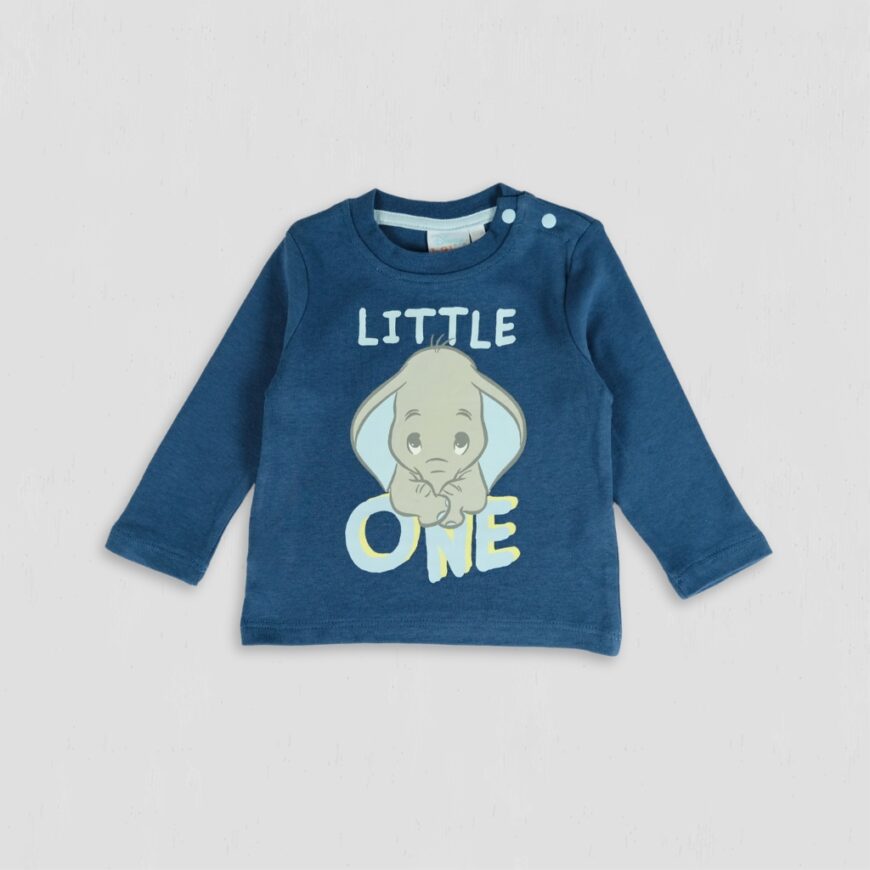 Bluza baieti Dumbo Little One bleumarin original bumbac