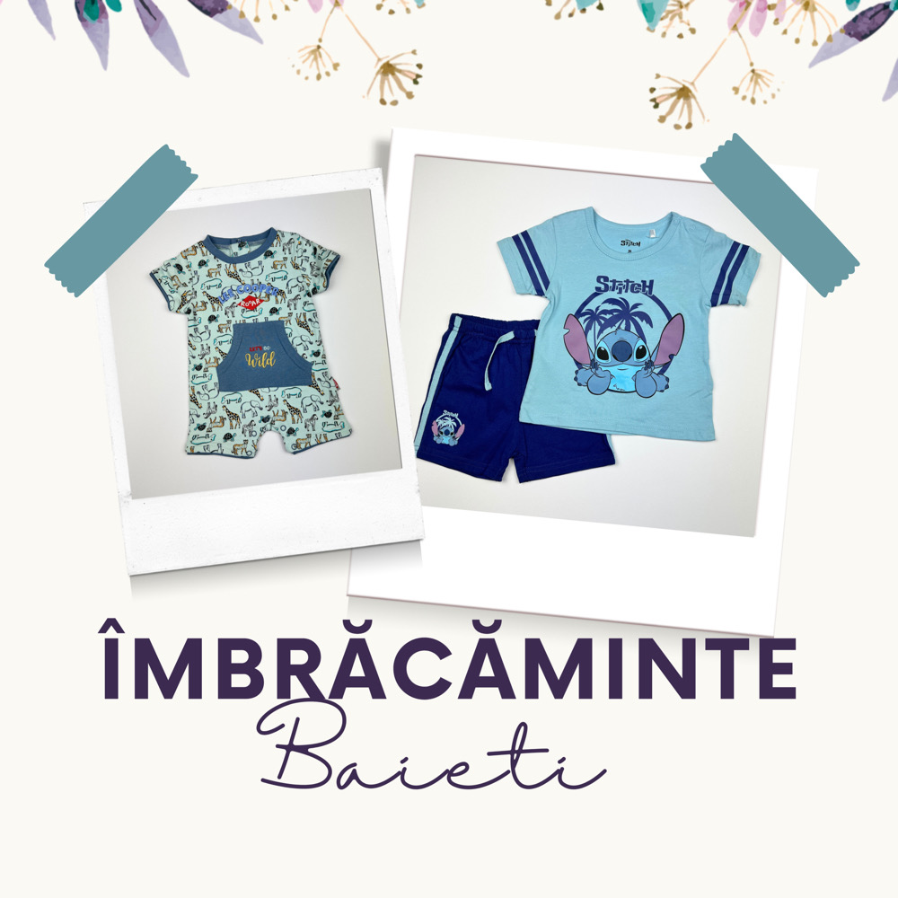 Îmbrăcăminte băieței 0-3 ani