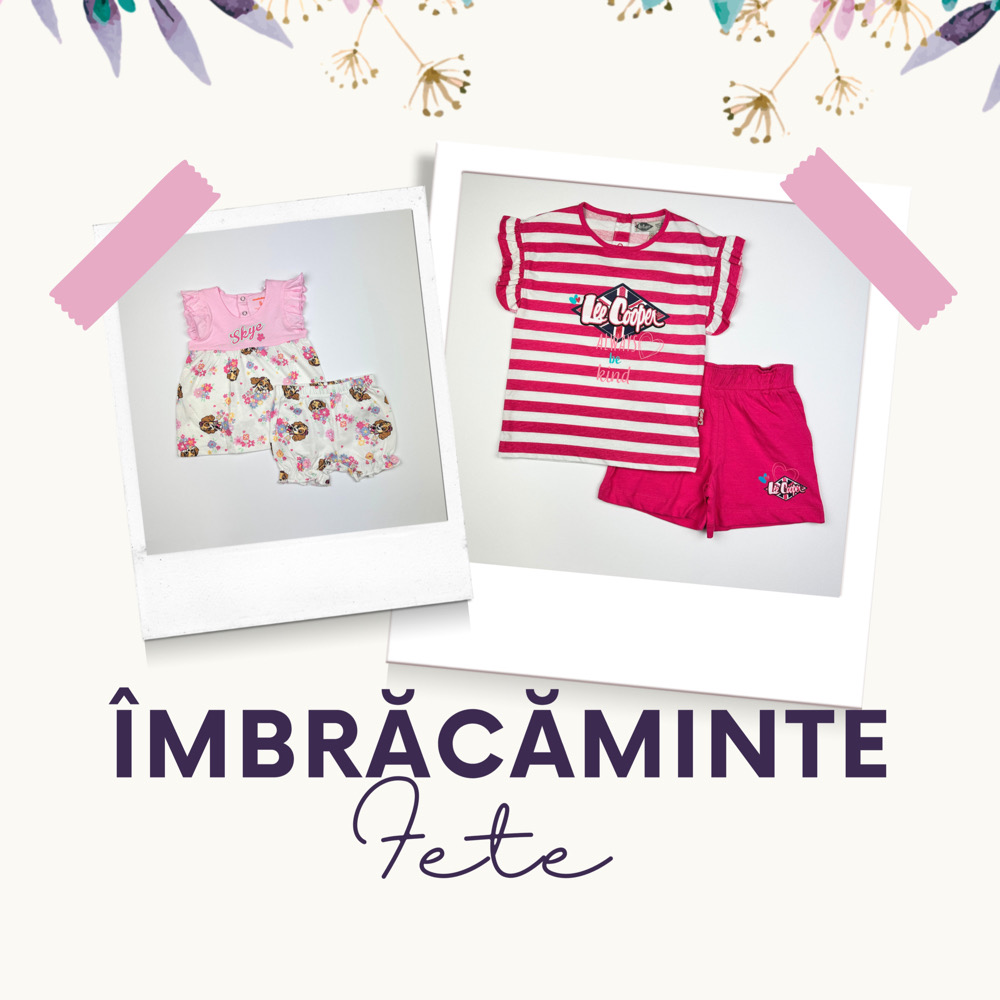 Îmbrăcăminte fetițe 0-3 ani