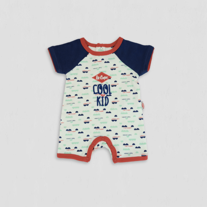Salopeta baieti Lee Cooper Cool Kid bleumarin rosu cu capse