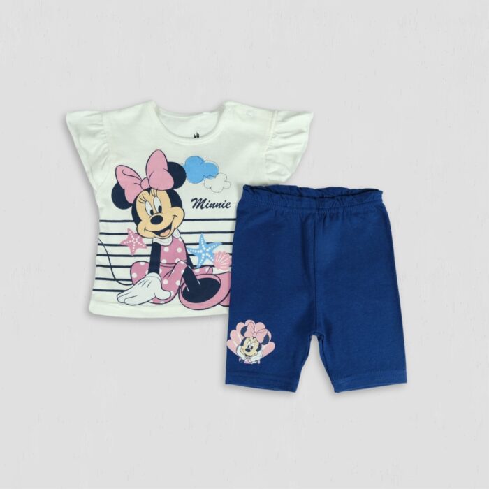 Set fete Minnie la Mare bleumarin original bumbac