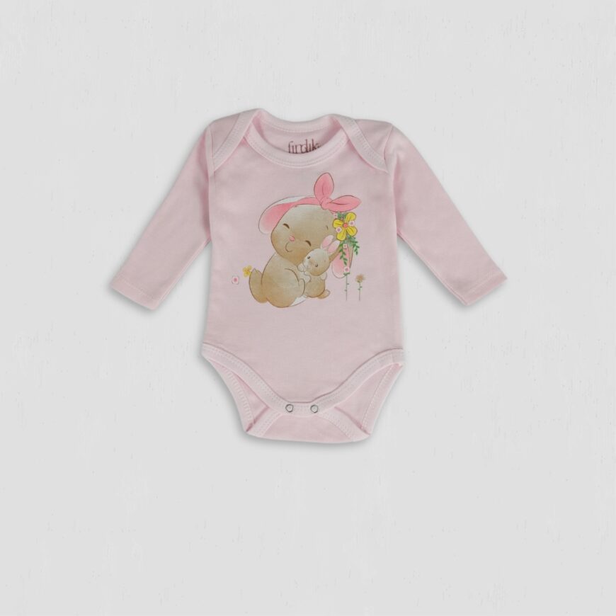 Body fete Bunny Love roz bumbac original