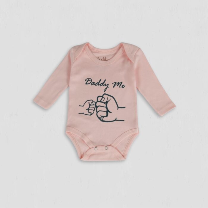 Body fete Daddy&Me roz bumbac original