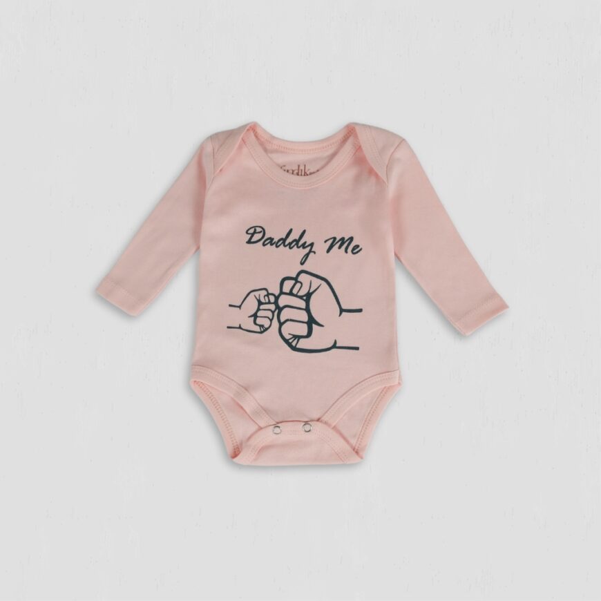 Body fete Daddy&Me roz bumbac original