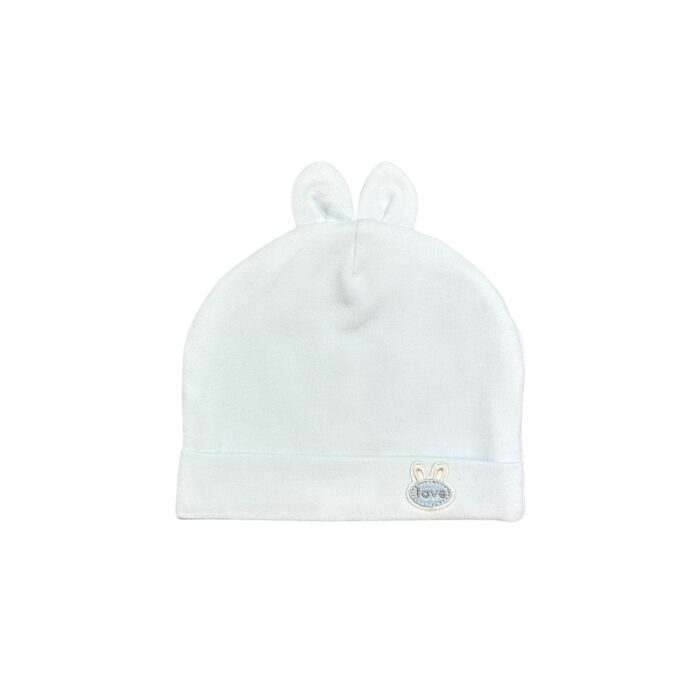Caciula baieti Iepuras bleu bumbac original