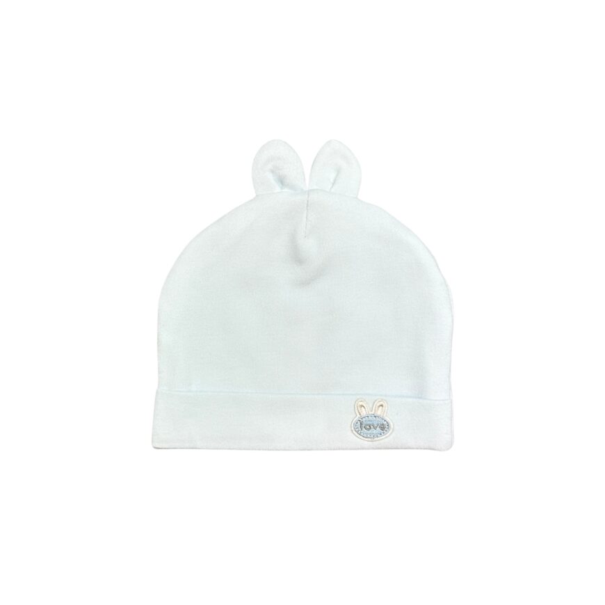 Caciula baieti Iepuras bleu bumbac original