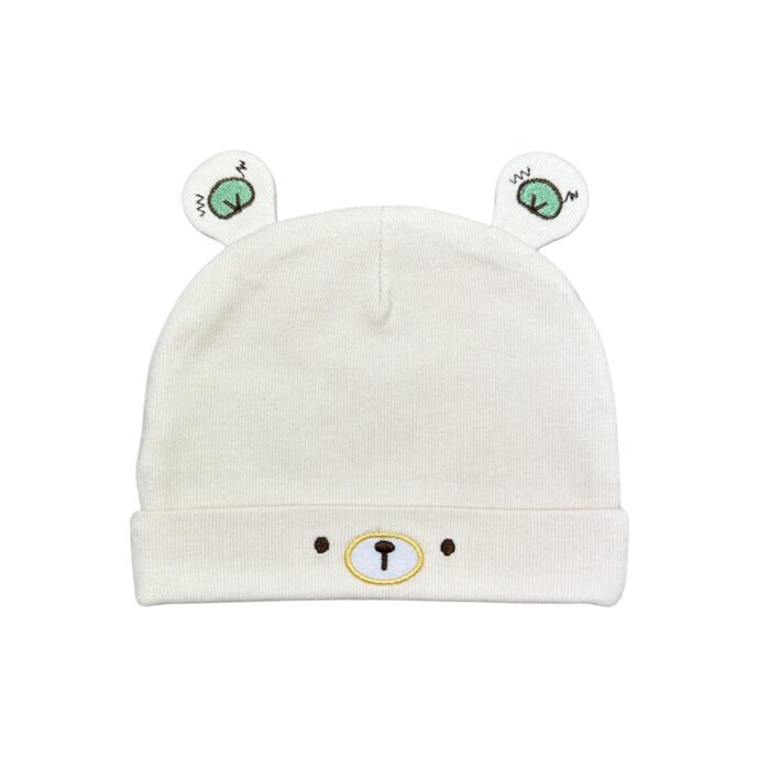 Caciula baieti Baby Bear crem bumbac original