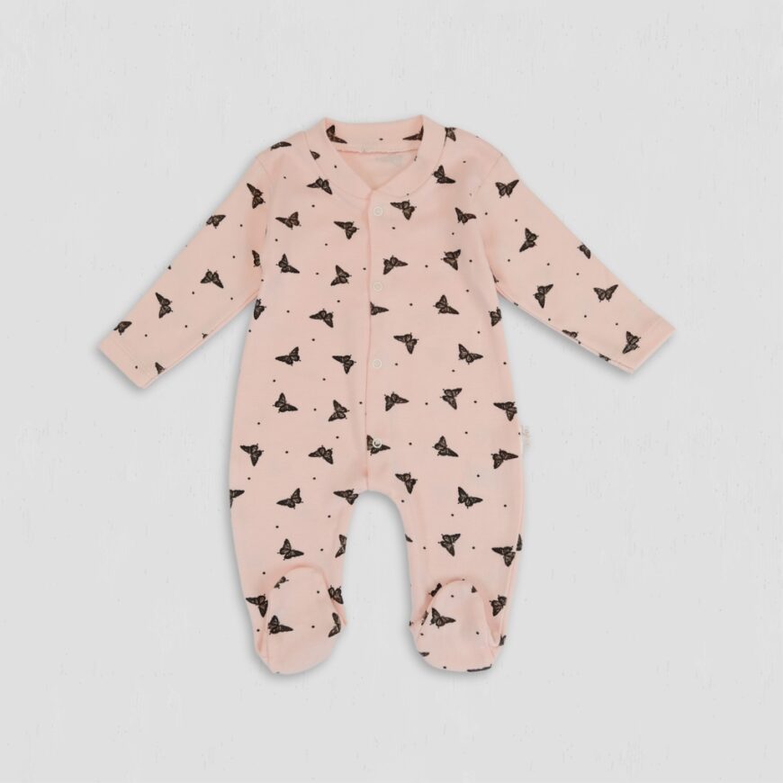 Pijama fete Fluturasi roz bumbac original