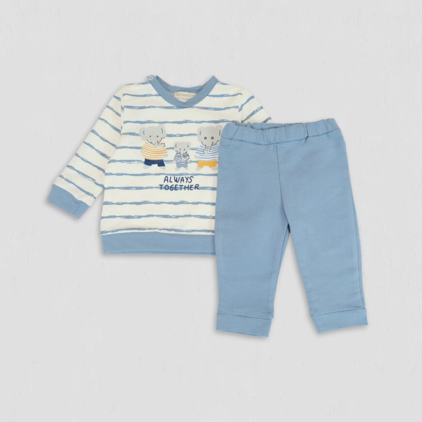 Set 2 piese baieti Always Together bumbac original