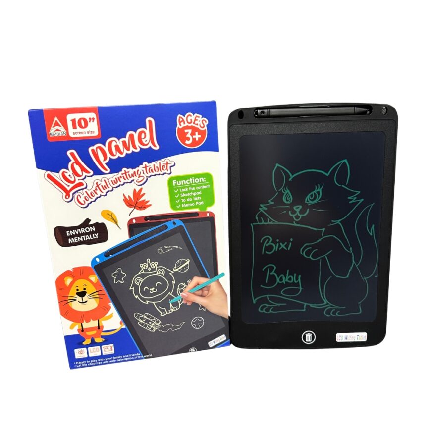 Tableta LCD scris desenat 10 inch neagra