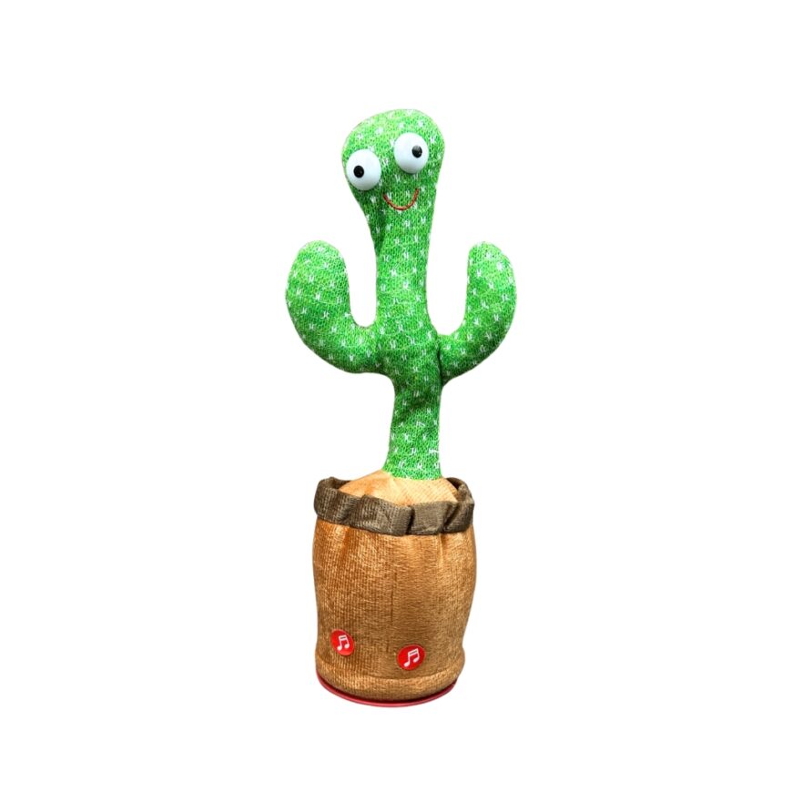 Jucarie interactiva cactus dansator vorbitor verde